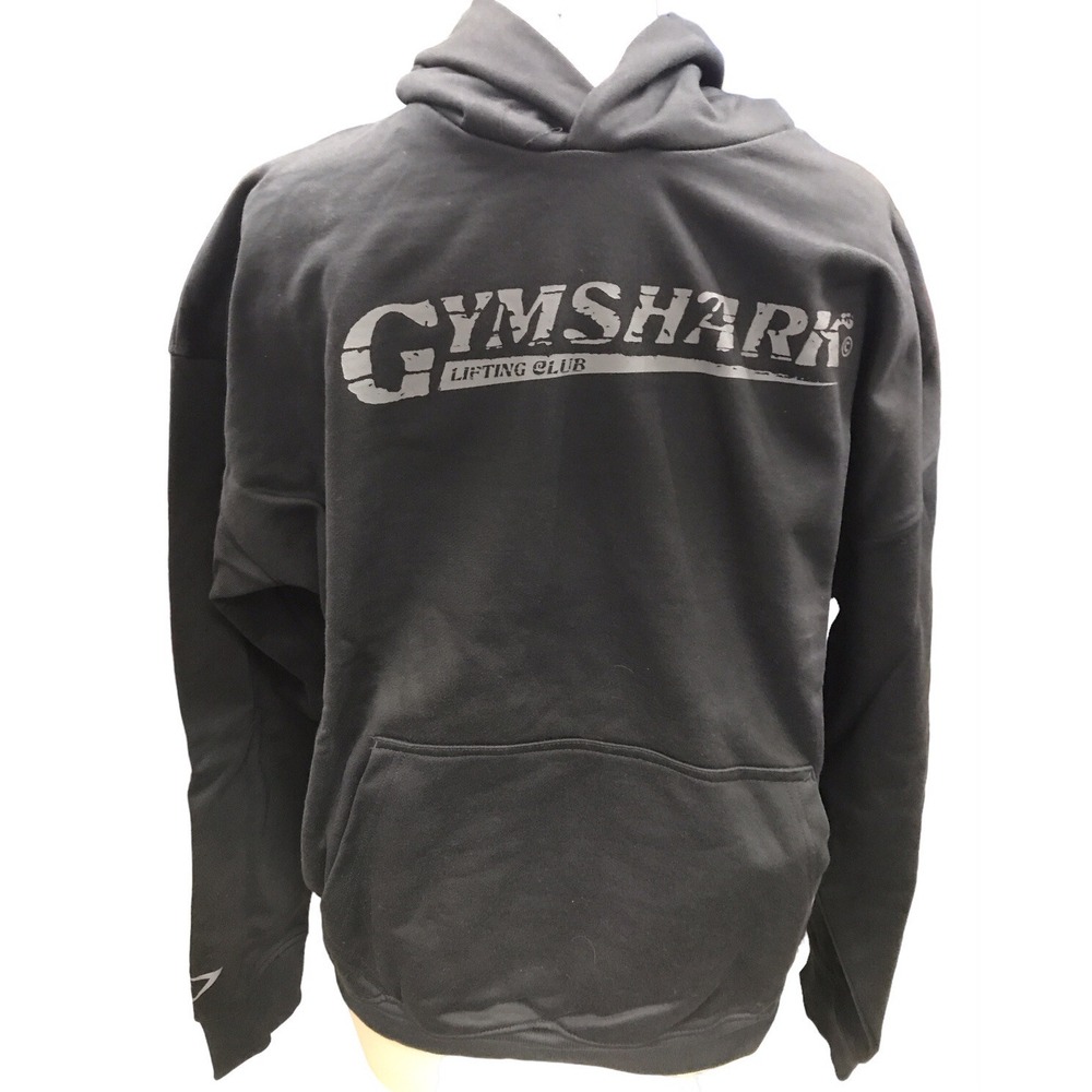 Gymshark Men's Oversized Heavyweight Pump Cover Hoodie Black Size XS  NWTS
